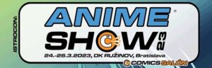 Obr.3: Logo slovenskej Anime Show. Zdroj: https://www.comics-salon.sk/?fbclid=IwAR0dGGibZquRStL0w0uIvAzeGh6l-jQ09FJJ8EHm7NxyUnn8znLPZCREIIQ